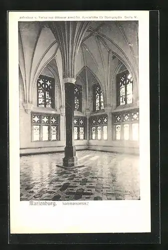 AK Marienburg / Malbork, Hochschloss, Sommerremter