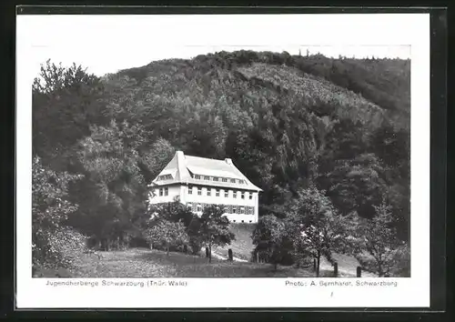 AK Schwarzburg / Thüringer Wald, Jugendherberge im Wald