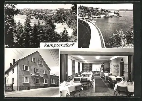 AK Remptendorf, Gasthaus Zur Goldenen Sonne
