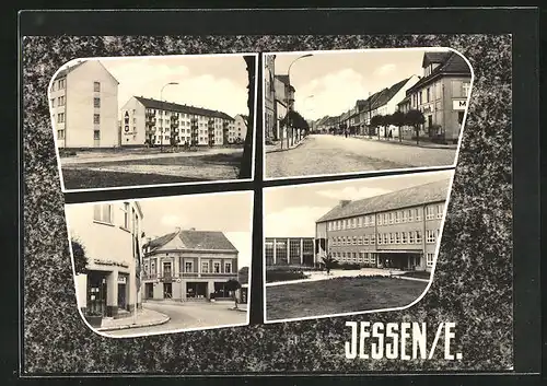 AK Jessen / Elster, Verschiedene Strassenpartien