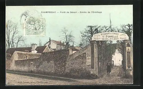 AK Champrosay, Forêt de Sénart, Entrée de l`Ermitage