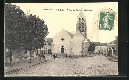 AK Wissous, L`Eglise, Place du Colonel Flatters