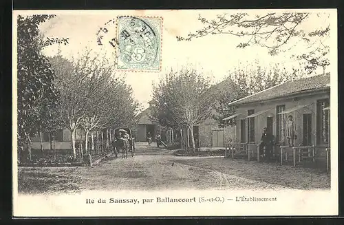 AK Ballancourt, Ile du Saussay, L`Établissement