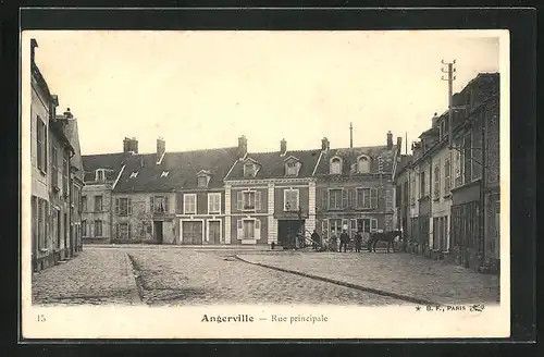 AK Angerville, Rue principale