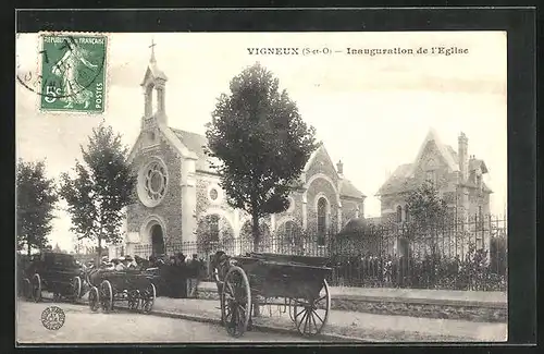 AK Vigneux, Inauguration de l`Eglise