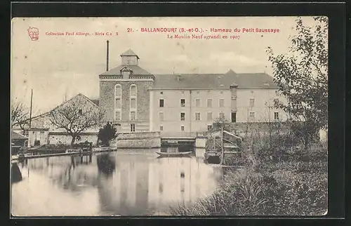 AK Ballancourt, Le Moulin Neuf agrandi en 1907