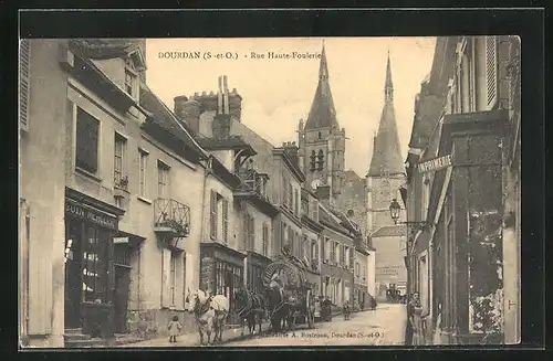 AK Dourdan, Rue Haute-Foulerie