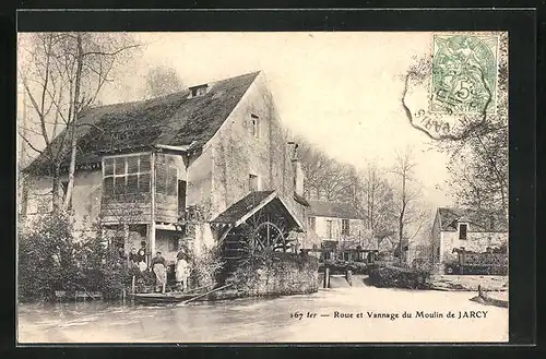 AK Jarcy, Roue et Vannage du Moulin