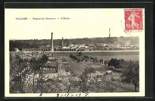 AK Villabé, Papeteries Darbley, L`Usine