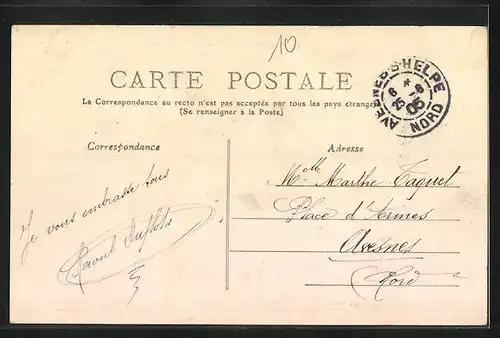 AK Étampes, La Place Notre-Dame après le Marché