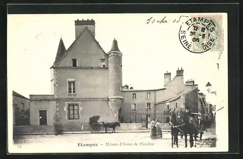 AK Étampes, Maison d`Anne de Pisseleu