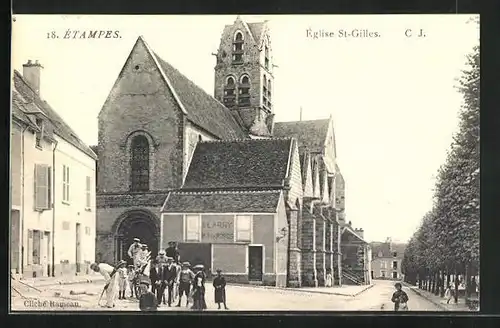 AK Étampes, Église St-Gilles