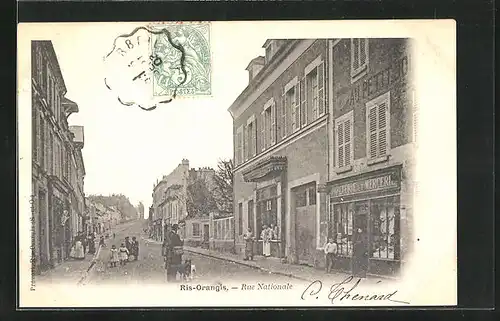 AK Ris-Orangis, Rue Nationale