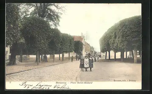 AK Brunoy, Place Saint-Médard