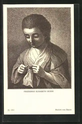 AK Goethes Freundinnen, Friederike Elisabeth Oeser