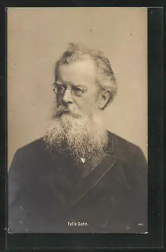 AK Portrait von Felix Dahn, Schriftsteller