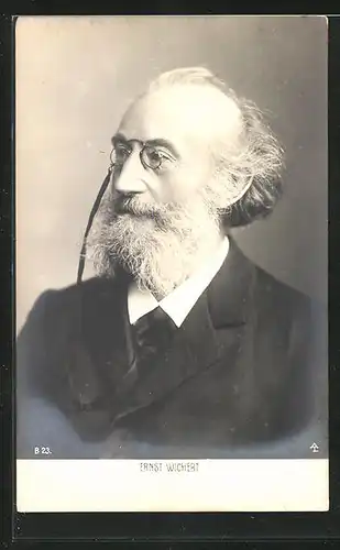 AK Portrait von Ernst Wichert, Schriftsteller