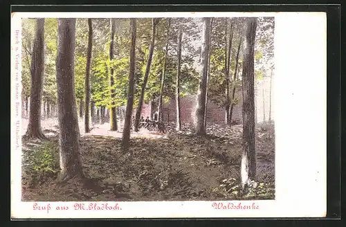 AK M.-Gladbach, Gasthaus Waldschenke