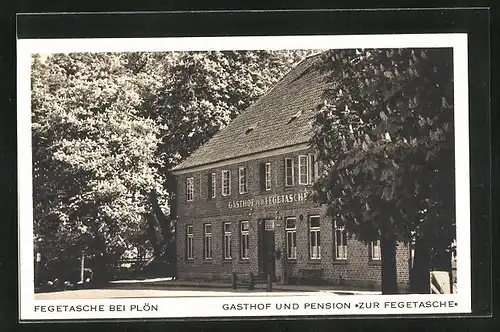 AK Fegetasche bei Plön, Gasthof und Pension Zur Fegetasche