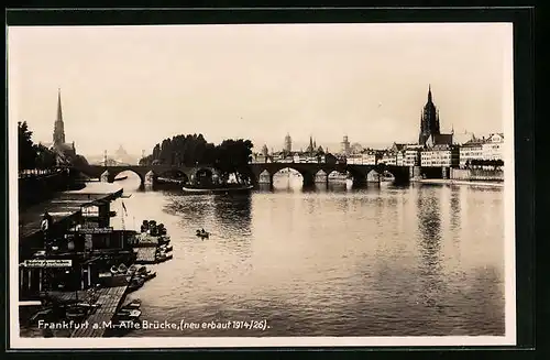 AK Alt-Frankfurt, Flusspartie, Alte Brücke