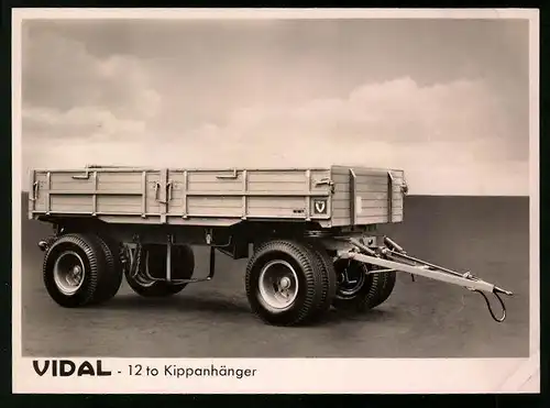 Fotografie Lastwagen Kippanhänger von Vidal Karosseriebau Hamburg