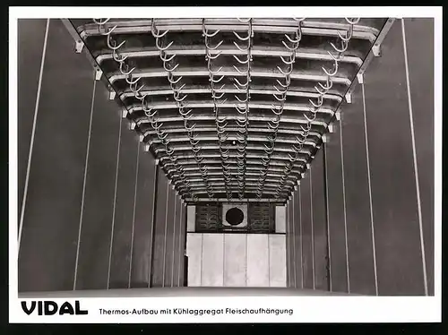 Fotografie Lastwagen Thermo-Anhänger mit Kühlaggregat & Fleischaufhängung, Vidal Karosseriebau Hamburg