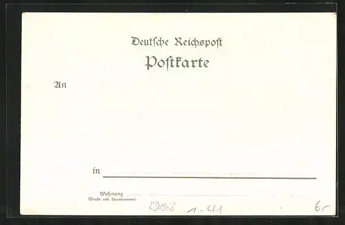 Lithographie Fritz Reuter Postkarten, Jung` Jochen, Jung` Bauschan