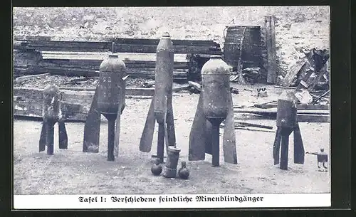 AK Munition, Verschiedene feindliche Minenblindgänger