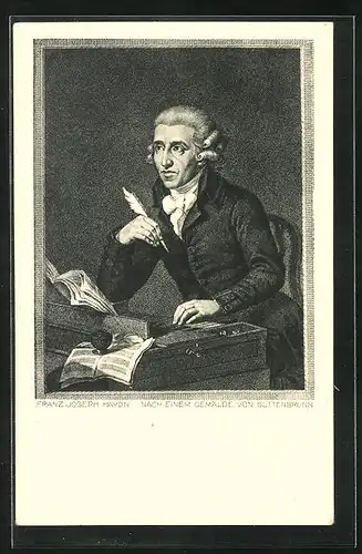 AK Franz Joseph Haydn, Komponist, 1732-1809