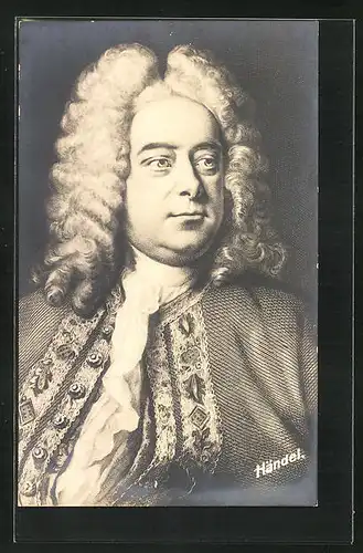 AK Georg Friedrich Händel, Komponist, 1685-1759