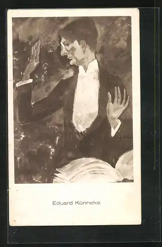 AK Portrait von Eduard Künneke, Komponist