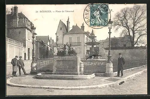 AK Bourges, Place de l`Arsenal