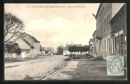 AK Ourouer-les-Bourdelins, Route de Nérondes