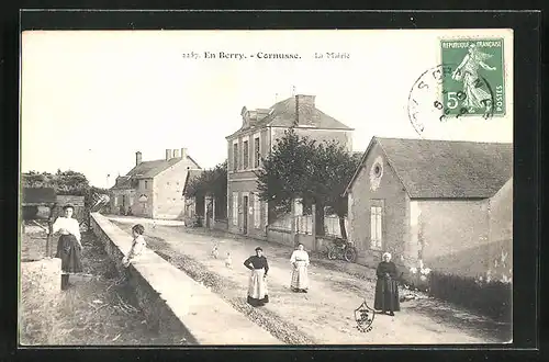 AK En Berry-Cornusse, La Mairie