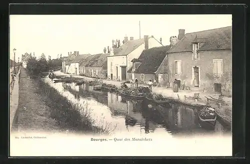 AK Bourges, Quai des Maraichers