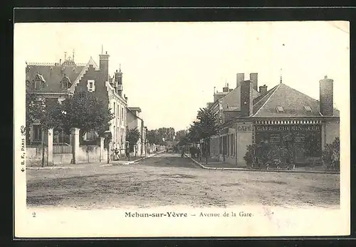 AK Mehun-sur-Yèvre, Avenue de la Gare