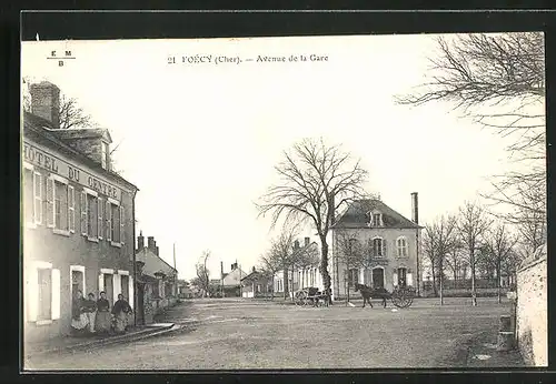 AK Foécy, Avenue de la Gare