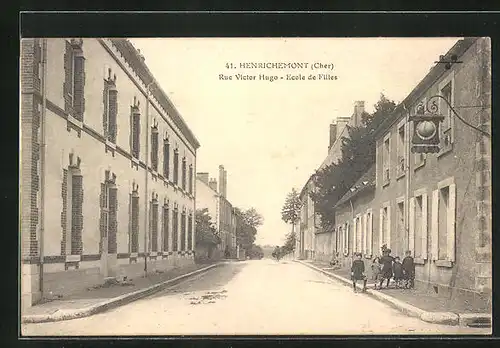 AK Henrichemont, Rue Victor Hugo, Ecole de Filles