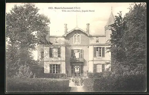 AK Henrichemont, Villa des Charmes, facade Nord