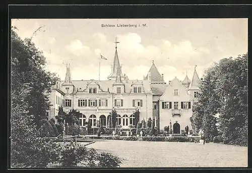 AK Liebenberg i. M., Ansicht vom Schloss