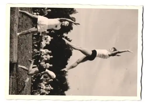 35 Fotografien Ansicht Schweinfurt, Turngemeinde 1848 Feier zum 110 jährigen Jubiläum 1958, hübsche Turnerinnen