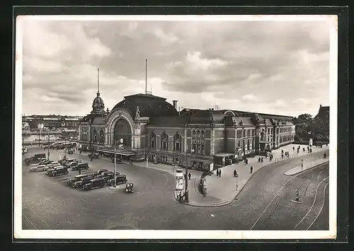 AK Kiel, Totalansicht des Hauptbahnhofes