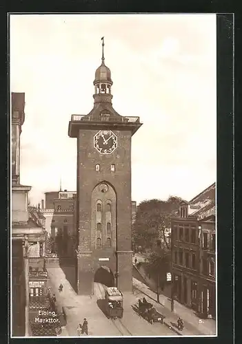 AK Graudenz / Grudziadz, Marktplatz mit Kaiser WIlhelm-Denkmal