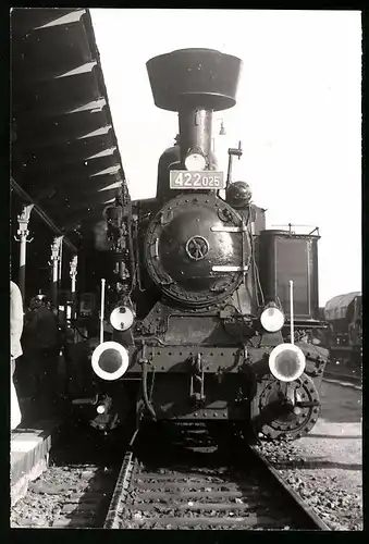 Fotografie Eisenbahn Tschechoslowakische Staatsbahnen CSD, Lokomotive - Dampflok Nr. 422-025