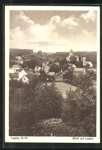 AK Lagow, Blick auf den Ort