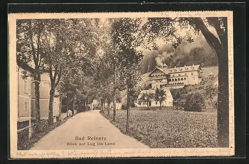 AK Bad Reinerz, Blick auf Lug ins Land