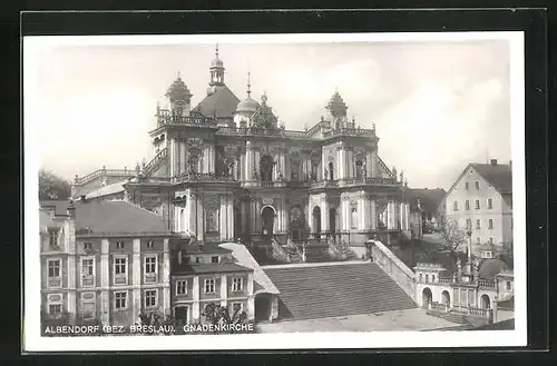 AK Albendorf, Treppen zur Gnadenkirche