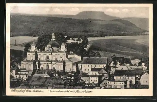 AK Albendorf, Gesamtansicht mit Heuscheuer