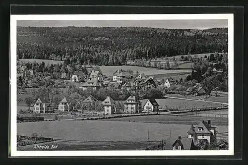 AK Bad Altheide, Ortsansicht aus der Vogelschau