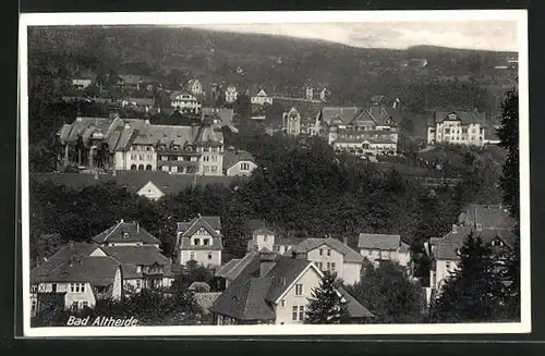 AK Bad Altheide, Teilansicht aus der Vogelschau